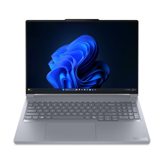 Lenovo ThinkBook 16p G6 IAX Intel Core Ultra 7 255HX Bärbar dator 40,6 cm (16") WQXGA 32 GB DDR5-SDRAM 1 TB SSD NVIDIA GeForce RTX 5060 Wi-Fi 7 (802.11be) Windows 11 Pro tyska Grå
