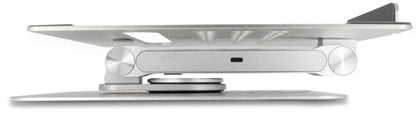 DeLOCK 18457 Ställ för bärbara datorer Ställ förl bärbar dator och surfplatta Silver 39,6 cm (15.6")