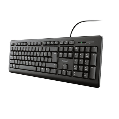 Trust Primo tangentbord Universal USB QWERTY Engelska (USA) Svart