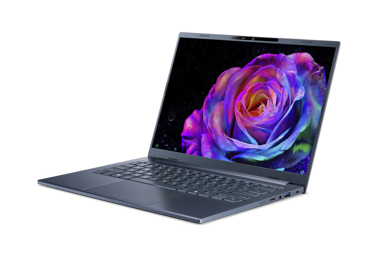 Acer Swift Go 14 AI SFG14-75-73GE Intel Core Ultra 7 258V Bärbar dator 35,6 cm (14") WUXGA 32 GB LPDDR5x-SDRAM 1 TB SSD Wi-Fi 7 (802.11be) Windows 11 Home Blå