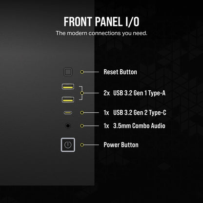Corsair 2500X RGB Micro Tower Svart