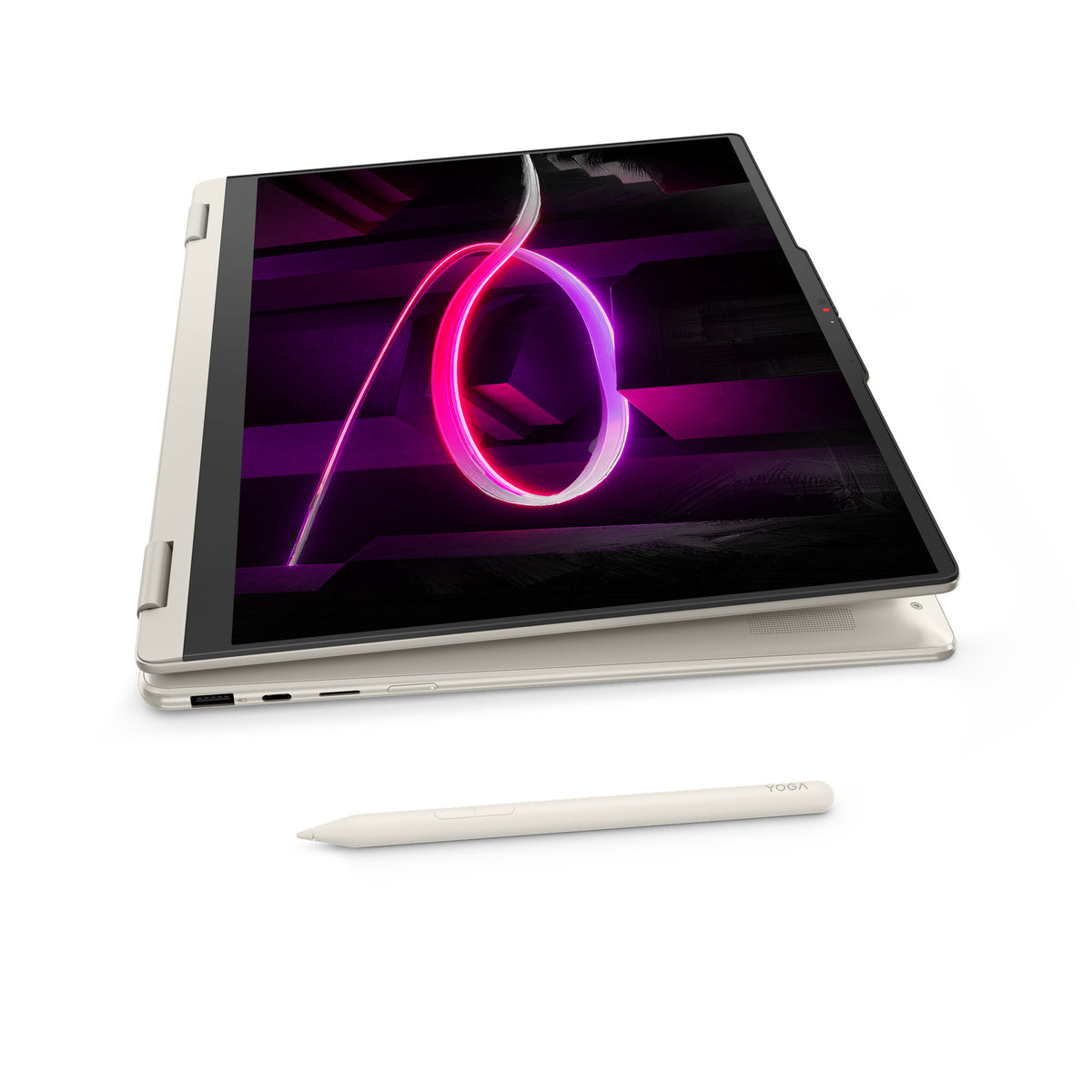 Lenovo Yoga 7 2-in-1 16AGP11 Copilot+ PC AMD Ryzen AI 7 445 Hybrid (2-i-1) 40,6 cm (16") Pekskärm WQXGA+ 32 GB LPDDR5x-SDRAM 1 TB SSD Wi-Fi 7 (802.11be) Windows 11 Home tyska Snäcka (färg)