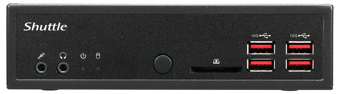 Shuttle DH32U datorhölje & moderkort 1,35L storlek PC Svart 7505 Intel® SoC