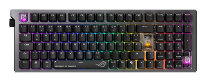 ASUS ROG Strix Morph 96 Wireless tangentbord Spela USB + RF Wireless + Bluetooth QWERTZ tyska Svart