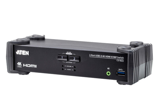 ATEN CS1822 KVM-switchar Svart