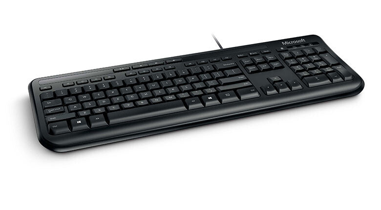 Microsoft Wired Keyboard 600 tangentbord Kontor USB QWERTY Engelska (USA) Svart