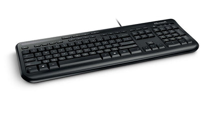 Microsoft Wired Keyboard 600 tangentbord Kontor USB QWERTY Engelska (USA) Svart