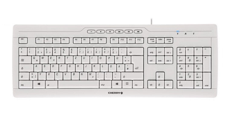 CHERRY STREAM 3.0 tangentbord Kontor USB schweizisk Grå