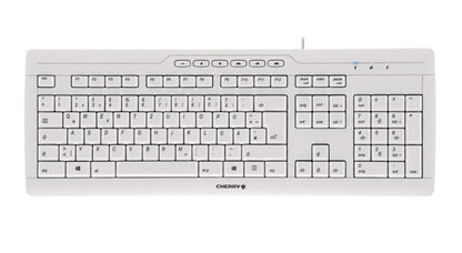 CHERRY STREAM 3.0 tangentbord Kontor USB schweizisk Grå