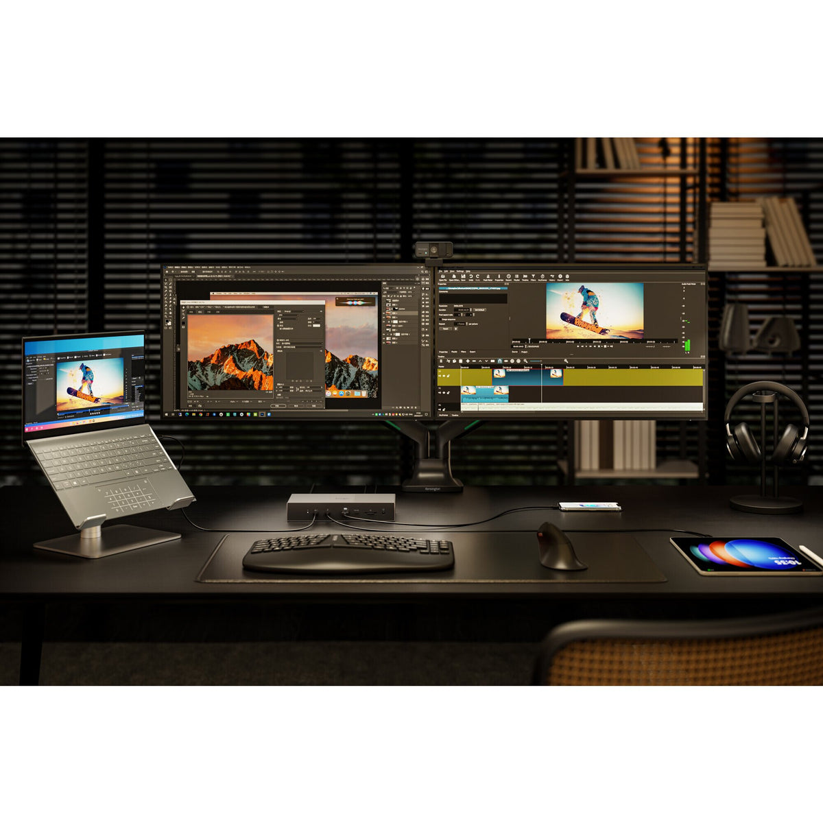 Kensington SD5000T5 EQ Thunderbolt 5 trippel 4K dockningsstation med 140 W PD – Windows/macOS