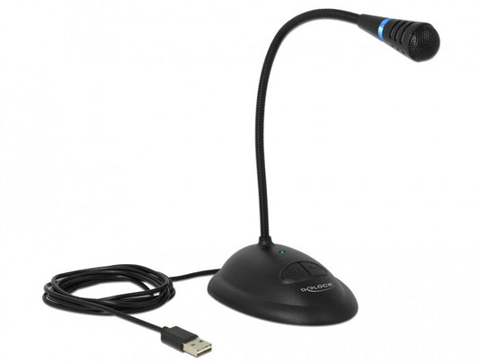 DeLOCK 65871 mikrofoner Svart Mikrofon till PC