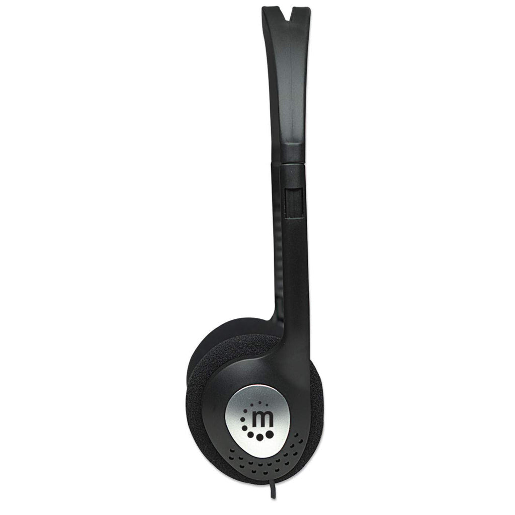 Manhattan 177481 hörlur och headset Hörlurar Kabel Huvudband Musik Svart