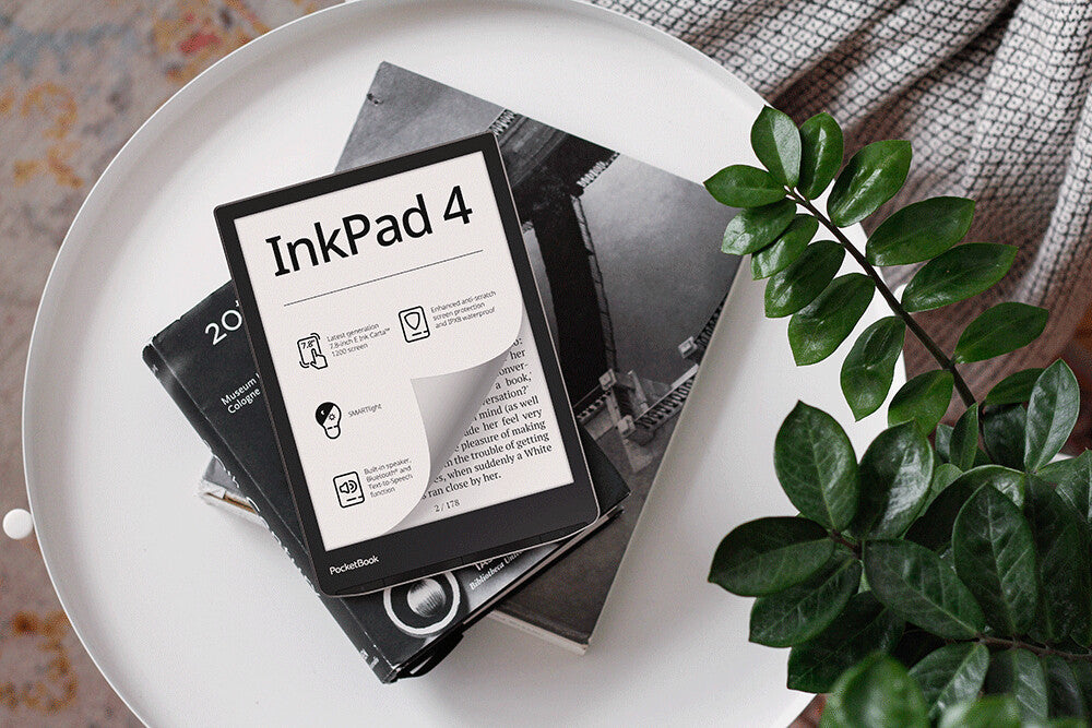 PocketBook InkPad 4 e-bokläsare Pekskärm 32 GB Wi-Fi Svart, Silver