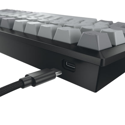 CHERRY KW 300 MX tangentbord Hem USB + Bluetooth QWERTZ tyska Svart, Koppar, Grå