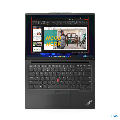 Lenovo ThinkPad E14 Gen 5 (Intel) Intel® Core™ i7 i7-1355U Bärbar dator 35,6 cm (14") WUXGA 16 GB DDR4-SDRAM 512 GB SSD Wi-Fi 6 (802.11ax) Windows 11 Pro Nordic grafit, Svart