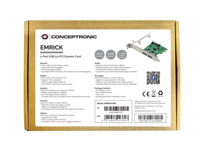 Conceptronic EMRICK06G nätverkskort/adapters Intern USB 3.2 Gen 1 (3.1 Gen 1)