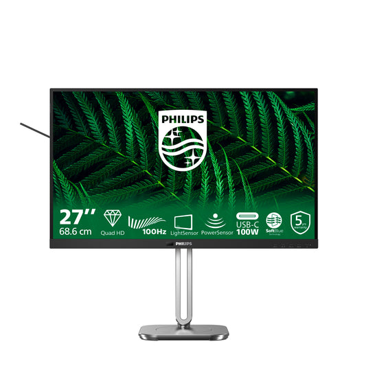 Philips 5000 series 27B2G5601/00 platta pc-skärmar 68,6 cm (27") 2560 x 1440 pixlar Quad HD LCD Svart