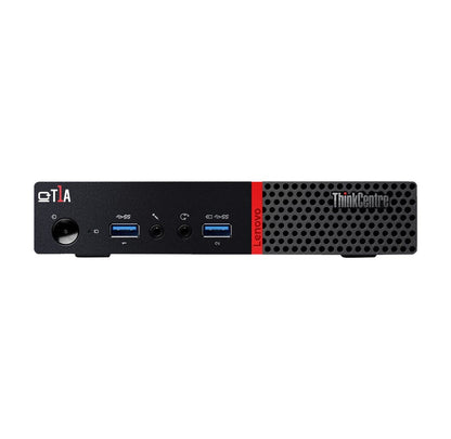 T1A Lenovo ThinkCentre M900q Refurbished Intel® Core™ i5 i5-6500T 16 GB DDR4-SDRAM 256 GB SSD Windows 10 Pro Mini PC Mini-PC Svart