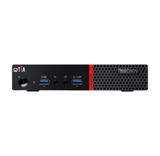 T1A Lenovo ThinkCentre M900q Refurbished Intel® Core™ i5 i5-6500T 16 GB DDR4-SDRAM 256 GB SSD Windows 10 Pro Mini PC Mini-PC Svart