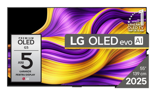 LG OLED evo AI OLED55G51LW TV-apparat 139,7 cm (55") 4K Ultra HD Smart-TV Wi-Fi Svart