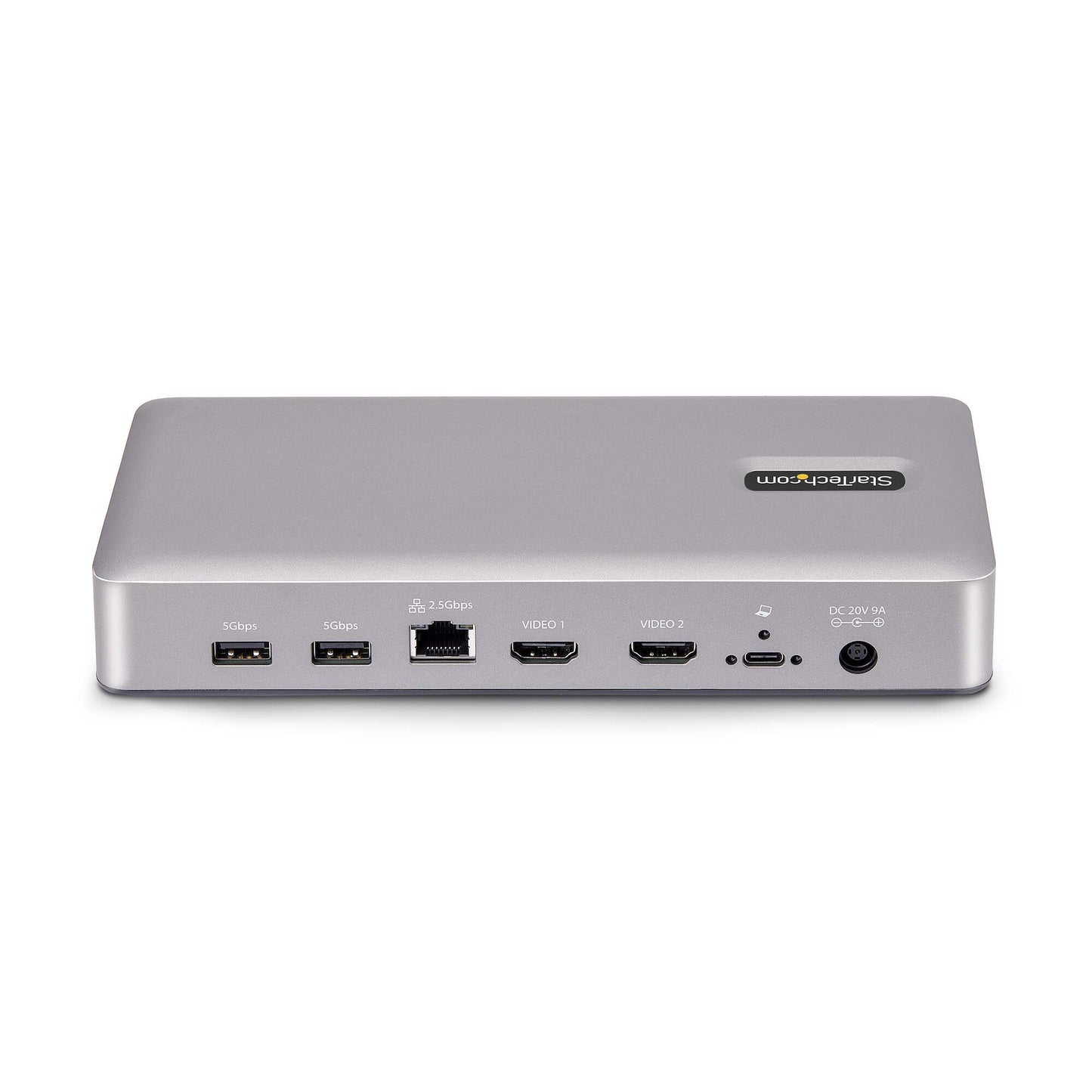 StarTech.com USB4-dockningsstation, USB-C 40 Gbps, dubbel video-HDMI, upp till 2x 4K 60 Hz 4:4:4 (RGB) eller 2x 4K 120 Hz 4:2:2, dockningsstation för flera bildskärmar, 6x USB, 2,5 GbE, 100 W PD