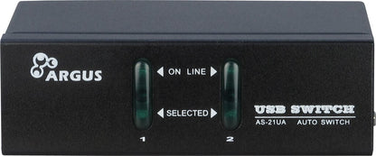 Inter-Tech KVM-AS-21UA KVM-switchar Svart