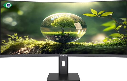 Voxicon O34QHDCE Ergonomisk skærm TCO 9.0 34 3440 x 1440pixels VA 21 9 165Hz