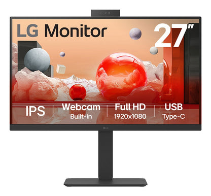 LG 27BA850-B platta pc-skärmar 68,6 cm (27") 1920 x 1080 pixlar Full HD Svart