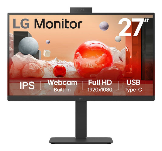 LG 27BA850-B platta pc-skärmar 68,6 cm (27") 1920 x 1080 pixlar Full HD Svart