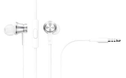 Xiaomi Mi In-Ear Headphones Basic Headset Kabel I öra Samtal/musik Silver, Vit