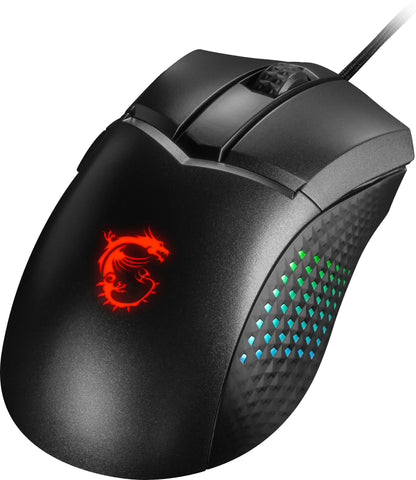 MSI CLUTCH GM51 LIGHTWEIGHT datormöss Spela högerhand USB Type-A Optisk 26000 DPI