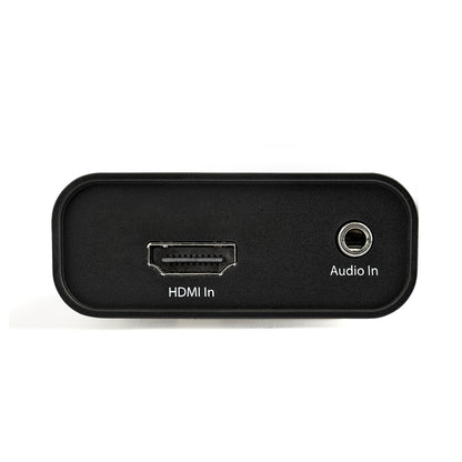 StarTech.com HDMI till USB C Videoinspelningsenhet 1080p 60 b/s - UVC - Extern USB 3.0 Type-C inspelning/livestreaming - HDMI Audio/Video inspelningsadapter - Fungerar med USB-C/USB-A/Thunderbolt 3