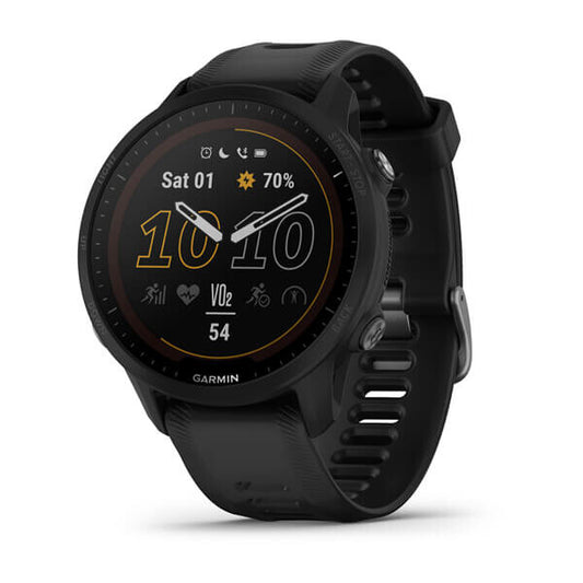 Garmin Forerunner 955 3,3 cm (1.3") MIP 46.5 mm Digital 260 x 260 pixlar Pekskärm Svart Wi-Fi GPS