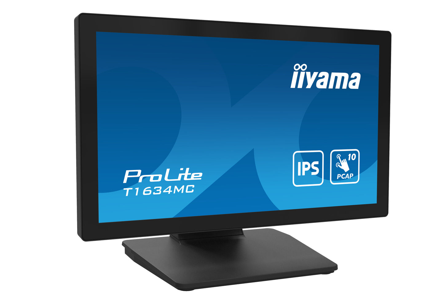 iiyama ProLite T1634MC-B1S platta pc-skärmar 39,6 cm (15.6") 1920 x 1080 pixlar Full HD LED Pekskärm Svart