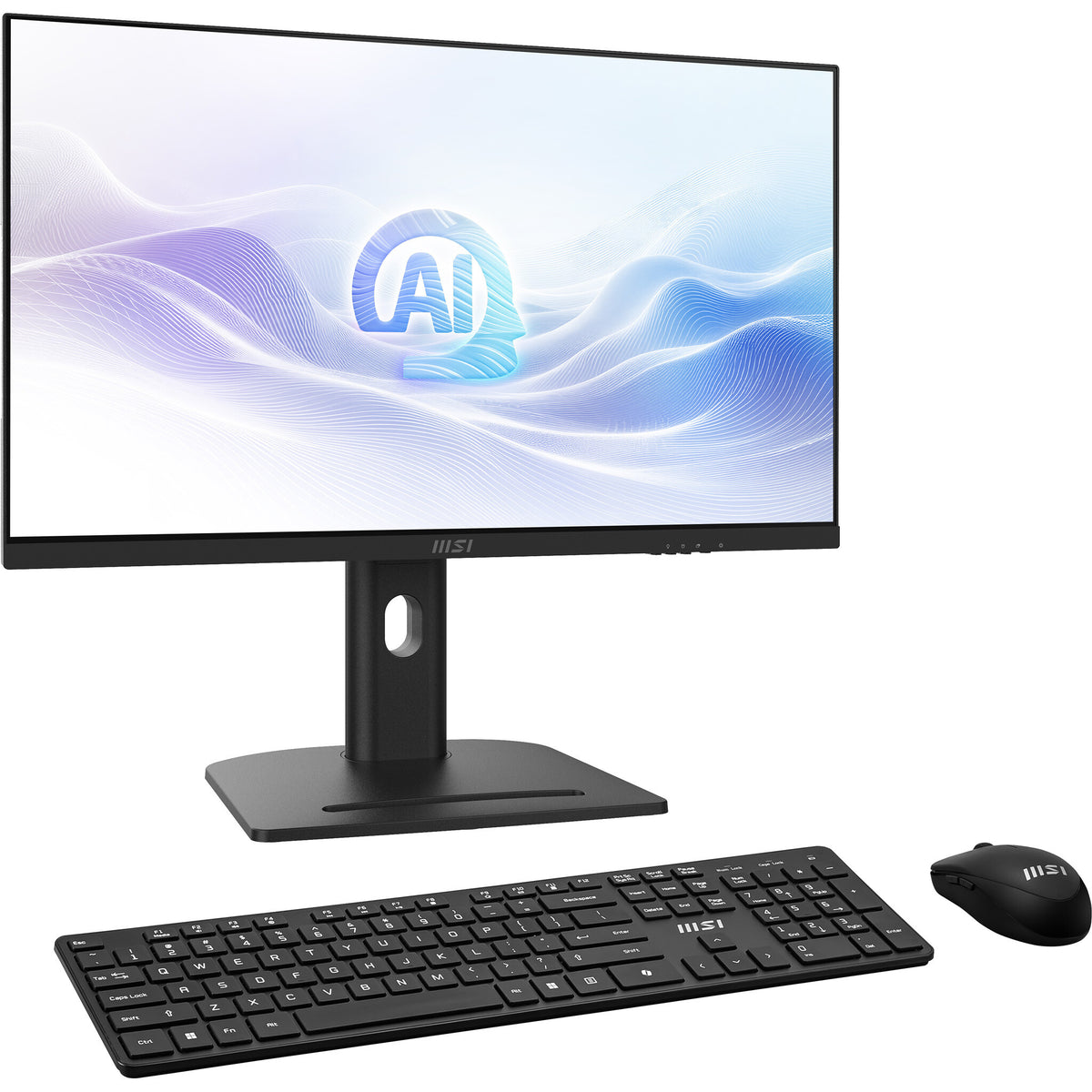 MSI Modern AM273QP AI 1UMG-221AT Intel Core Ultra 7 155H 68,6 cm (27") 2560 x 1440 pixlar Allt-i-ett-dator 32 GB DDR5-SDRAM 1 TB SSD Windows 11 Pro Wi-Fi 6E (802.11ax) Svart