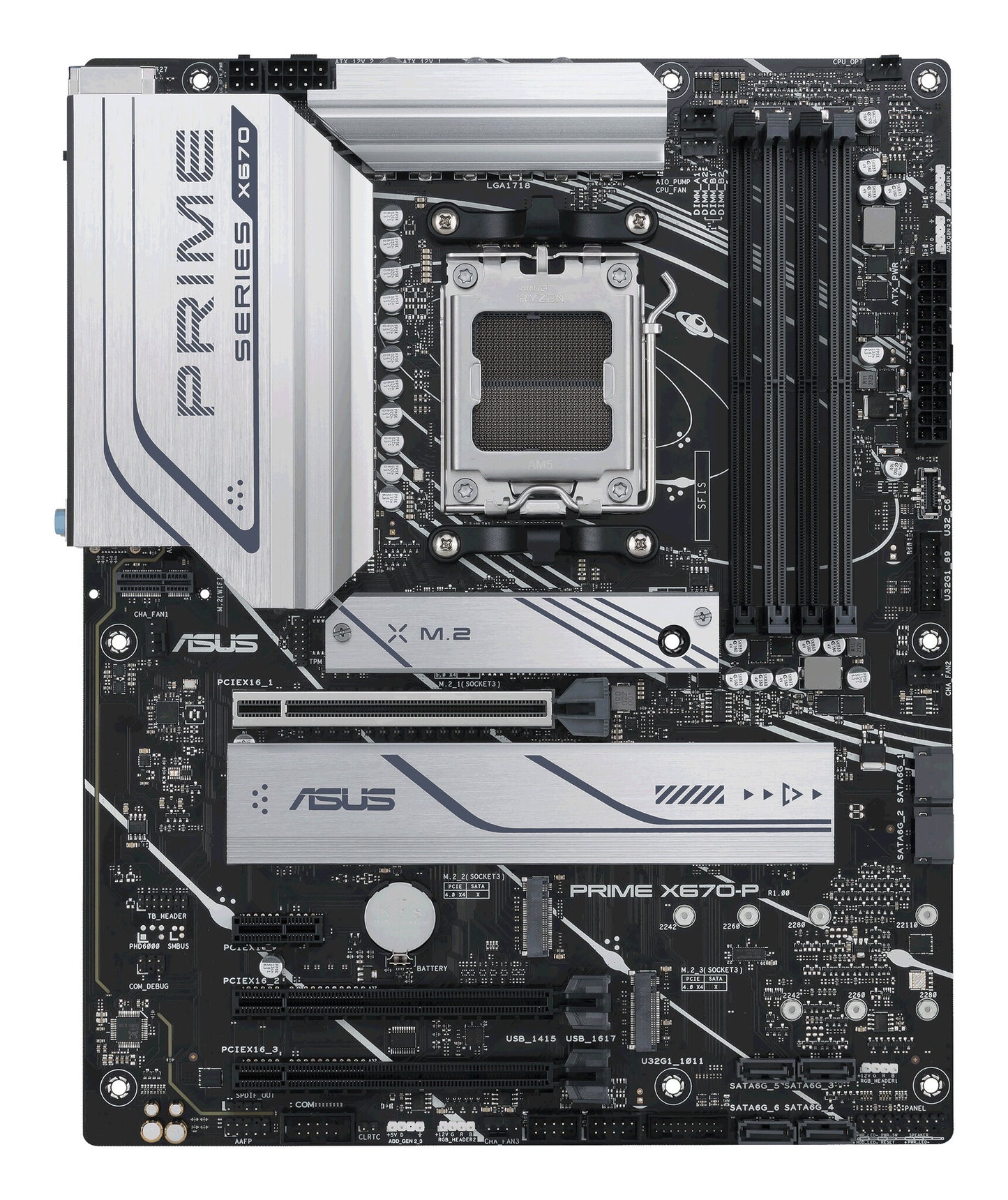 ASUS PRIME X670-P AMD X670 AM5-sockel ATX