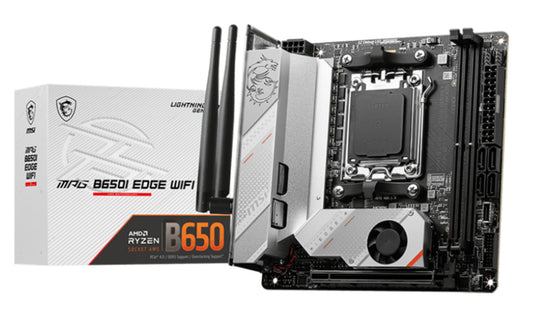 MSI MPG B650I EDGE WIFI moderkort AMD B650 AM5-sockel mini ATX