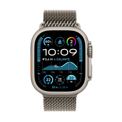 Apple Watch Ultra 2 OLED 49 mm Digital 410 x 502 pixlar Pekskärm 4G Titan GPS