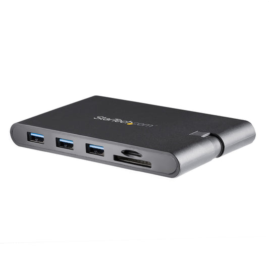 StarTech.com USB-C Multiportadapter med HDMI och VGA - 3x USB 3.0 - SD - PD 3.0 - omlindningskabel