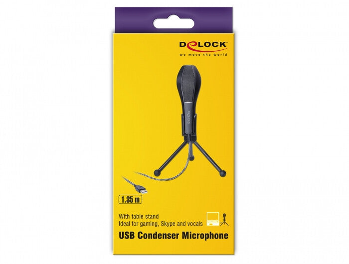 DeLOCK 65939 mikrofoner Svart Konferensmikrofon