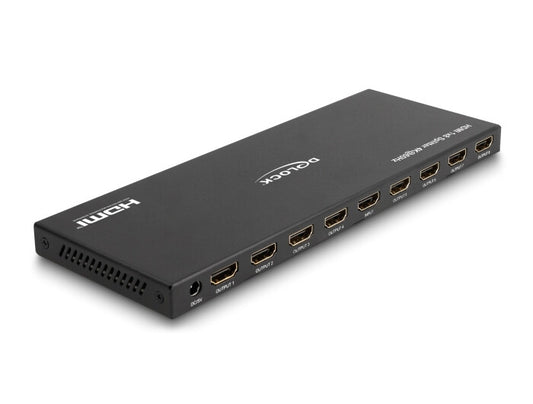 DeLOCK 18654 bilddelare HDMI 8x HDMI