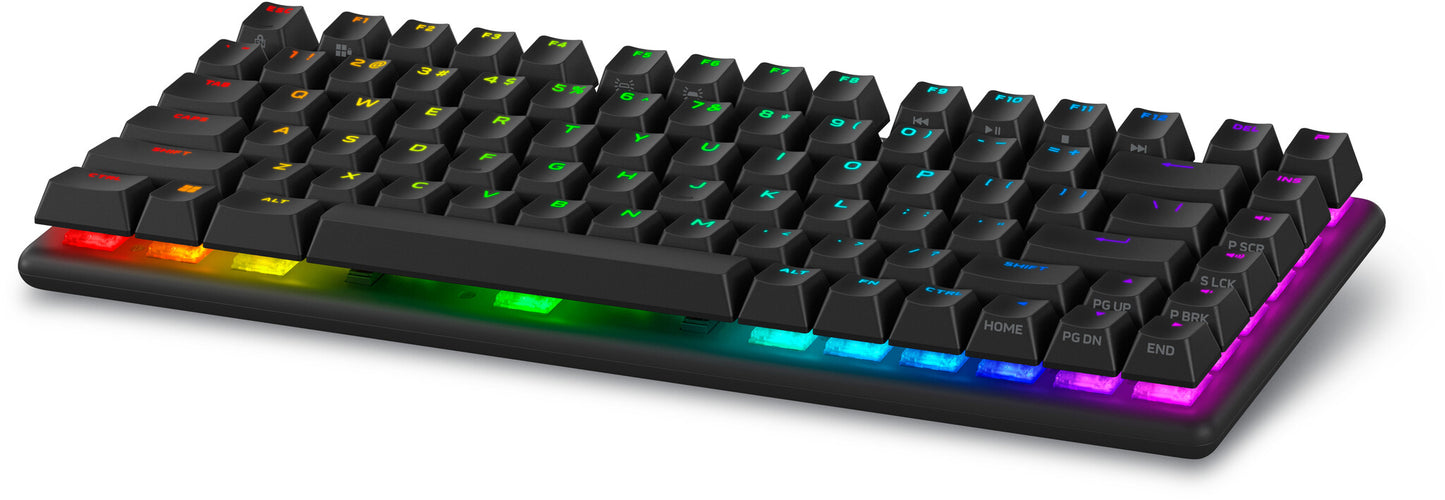 Alienware Pro Wireless Gaming Keyboard tangentbord Spela USB + RF Wireless + Bluetooth Svart