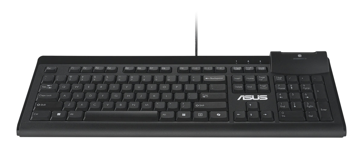 ASUS Smart Card Keyboard KU100 tangentbord Hem / Kontor USB Svart