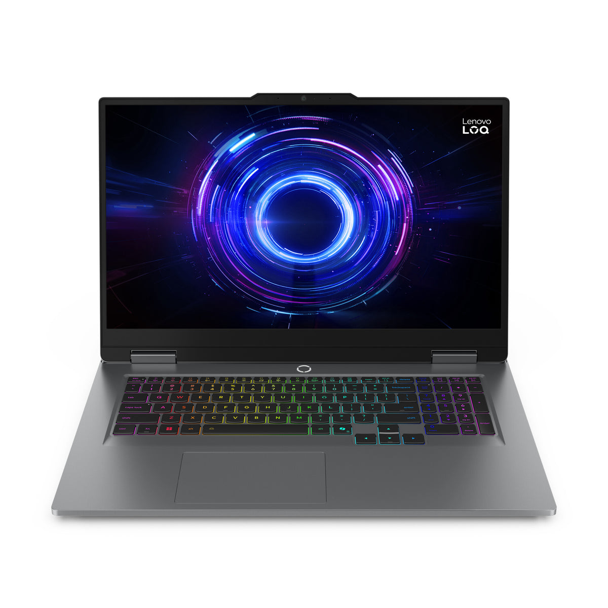 Lenovo LOQ 17IRX10 Intel® Core™ i7 i7-14700HX Bärbar dator 43,9 cm (17.3") Full HD 16 GB DDR5-SDRAM 1 TB SSD NVIDIA GeForce RTX 5070 Wi-Fi 6 (802.11ax) Windows 11 Home tyska Grå