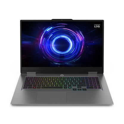 Lenovo LOQ 17IRX10 Intel® Core™ i7 i7-14700HX Bärbar dator 43,9 cm (17.3") Full HD 16 GB DDR5-SDRAM 1 TB SSD NVIDIA GeForce RTX 5070 Wi-Fi 6 (802.11ax) Windows 11 Home tyska Grå
