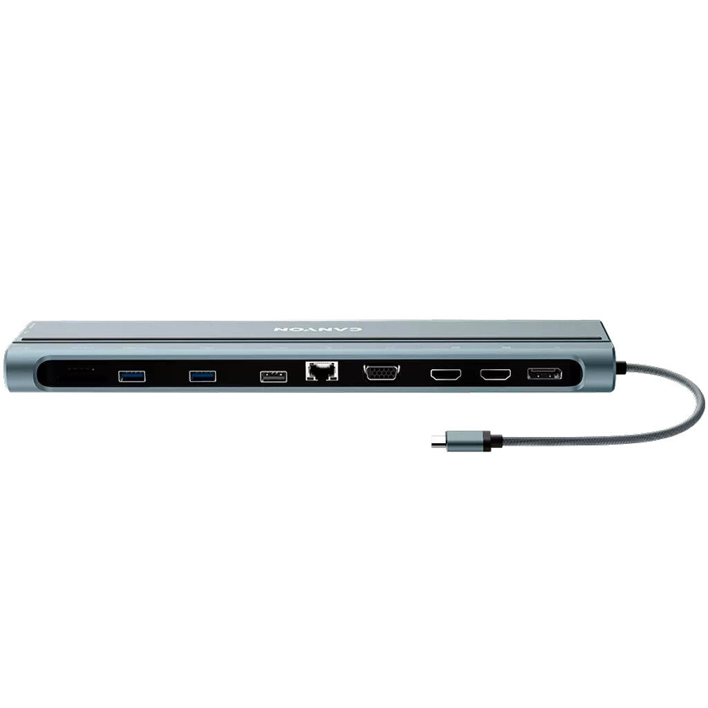 Canyon DS-90 USB 3.2 Gen 1 (3.1 Gen 1) Type-C Grå