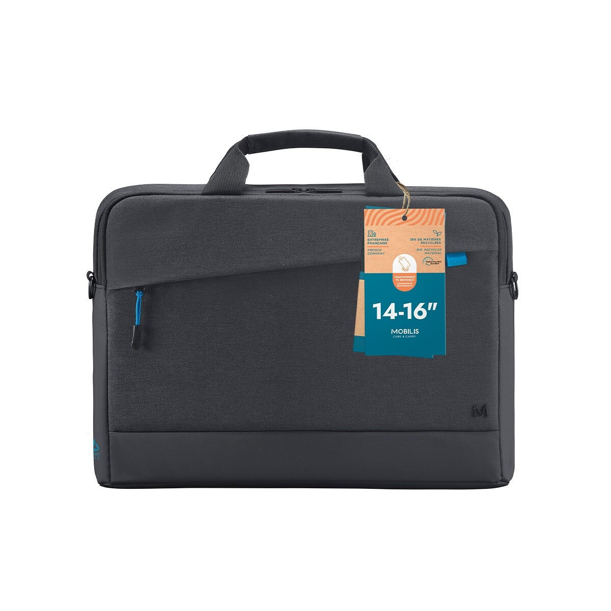 Mobilis 025028 väskor bärbara datorer 40,6 cm (16") Portfölj Svart