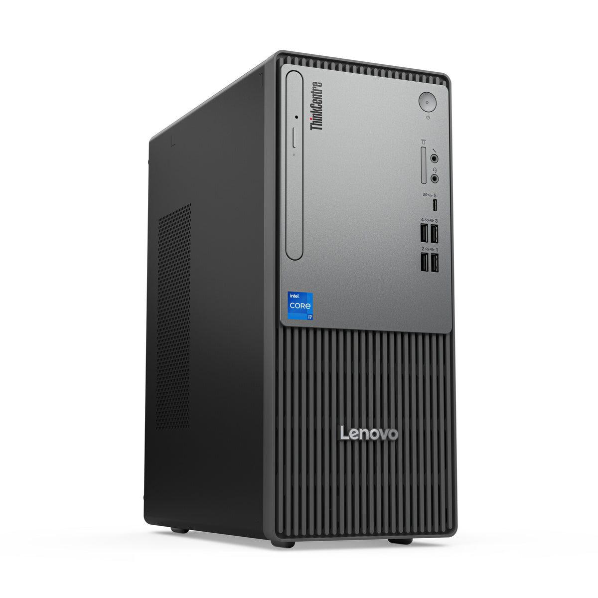 Lenovo ThinkCentre neo 50t Gen 5 Intel® Core™ i3 i3-14100 8 GB DDR5-SDRAM 512 GB SSD Windows 11 Pro Tower PC Svart, Grå