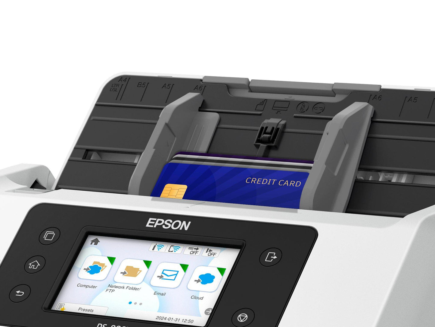 Epson WorkForce DS-900WN Arkmatad skanner 600 x 600 DPI A4 Vit