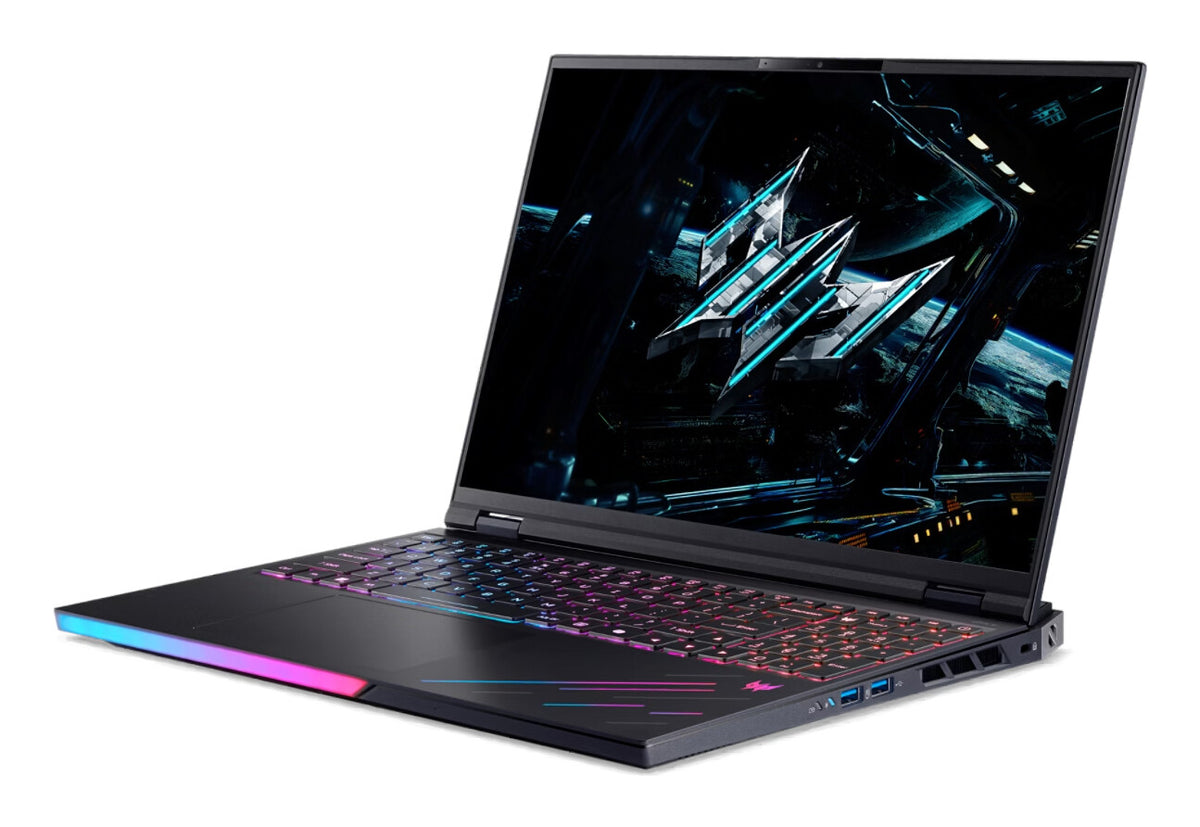 Acer Predator PH16-73-909A Intel Core Ultra 9 275HX Bärbar dator 40,6 cm (16") WQXGA 32 GB DDR5-SDRAM 1 TB SSD NVIDIA GeForce RTX 5050 Wi-Fi 7 (802.11be) Windows 11 Home tyska Svart